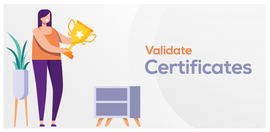 Certificate validation - Home
